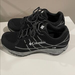 Columbia Black and Gray Waterproof Sneakers
